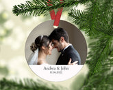 Personalised Wedding Christmas Ornament - Married 2022 Ornament - Keepsafe - Christmas Tree Hanging Ornament - Christmas Decor - Wedding - Craftellery